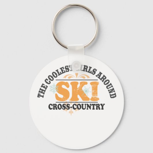 女子クールXCスキー キーホルダー (正面)
