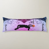 女子グラデーショ威厳のあるンバスケットボール ボディピロー (正面)