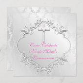 女子コミュニエレガントオン招待状 招待状 (正面/裏面)