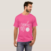 女子コーチの妻バスケットボールシャツ Tシャツ (正面フル)