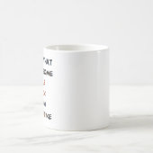 女子コーチを追跡素晴らしする コーヒーマグカップ (中央)