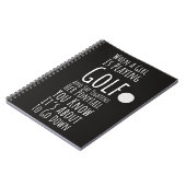 女子ゴルファー女子プレーヤー用ゴルフギフト ノートブック (左側)