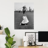 女子ゴルファー， 1910年代 ポスター (ホームオフィス)