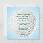 女子ゴルフ第40回誕生日招待状 招待状 (裏面)