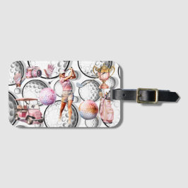 女子ゴルフ ラゲッジタグ