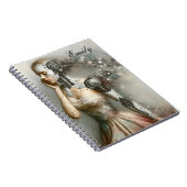 女子サイボーグ女愛アート ノートブック (右側)