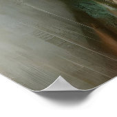 女子サイボーグ女愛アート ポスター (角)