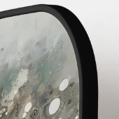 女子サイボーグ女愛パーソナライズされた芸術 ピックルボールラケット (左詳細)