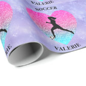 女子サッカーが大好き ラッピングペーパー (ロールコーナー)