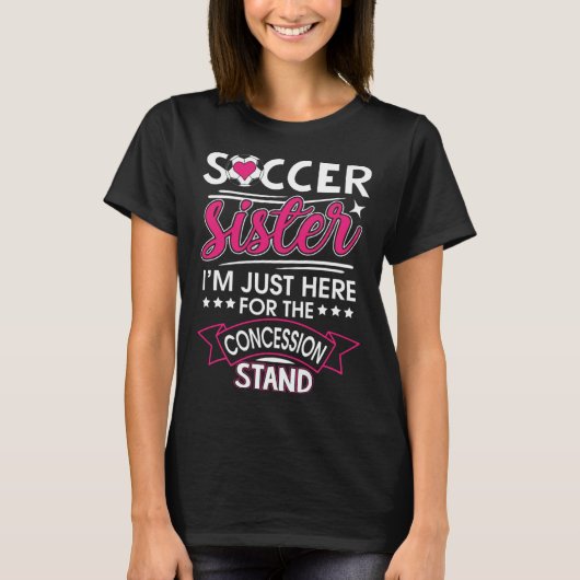 女子サッカーことわざの妹 Tシャツ (正面)