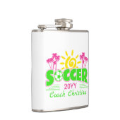 女子サッカーのサンシャインパーム フラスク (右)