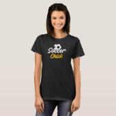 女子サッカーひよこスポーツガールズサッカー選手 Tシャツ (正面フル)