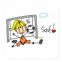 女子サッカーゴールキーパーTシャツとギフト