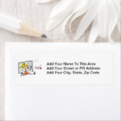 女子サッカーゴールキーパーTシャツとギフト ラベル (インサイチュ)