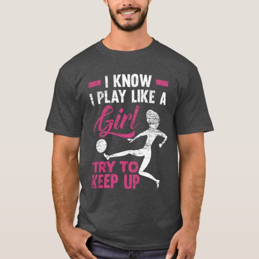 女子サッカースポーツ少年 Tシャツ (正面)