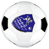 女子サッカーチームのサッカーボール サッカーボール (回転)