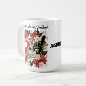 女子サッカー応援マグカップ コーヒーマグカップ (正面左)