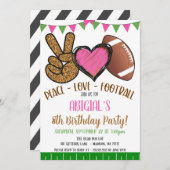 女子サッカー招待状 招待状 (正面/裏面)