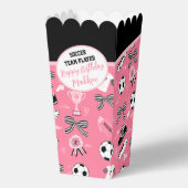 女子サッカー選手の誕生日パーティッガーリークピンク フェイバーボックス (正面)