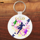 女子サッカー キーホルダー (正面)