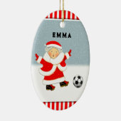 女子サッカー クリスマスコレクション セラミックオーナメント (右)