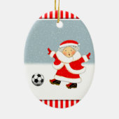 女子サッカー クリスマスコレクション セラミックオーナメント (裏面)