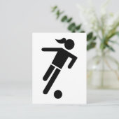 女子サッカー ポストカード (スタンド正面)