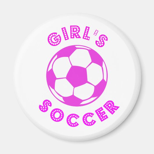 女子サッカー マグネット (正面)