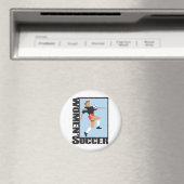 女子サッカー マグネット (インサイチュ (食洗機))