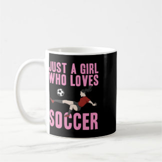 女子サッカー、女子、母、サッカー選手、コーチ向けクールデザイン コーヒーマグカップ