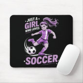 女子サッカー _1 マウスパッド (マウス)