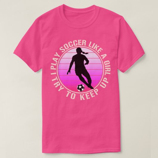 女子サッカー Tシャツ (デザイン正面)