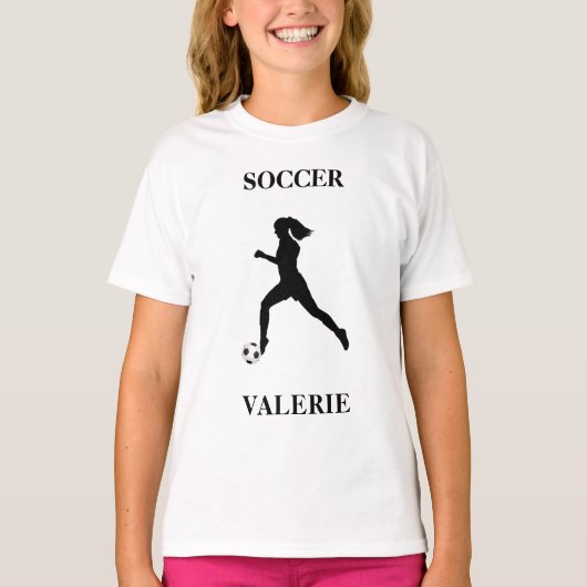 女子サッカーTシャツ Tシャツ (正面)