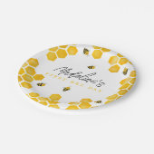 女子サマーファースト・ビー・デイ子供たち1st誕生日 ペーパープレート (アングル)