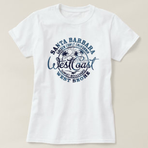 女子サンタバーバラウエストコーストTシャツ Tシャツ