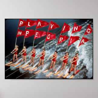 女子スキーポスター ポスター