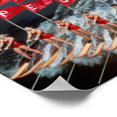 女子スキーポスター ポスター (角)