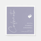 女子スクリプトの確認 スタンダードカクテルナプキン (正面)