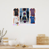 女子スケートも！アパレルポスター ポスター (キッチン)