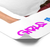 女子スケートも！アパレルポスター ポスター (角)