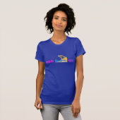 女子スケートも！ – スケートボードTシャツ Tシャツ (正面フル)