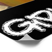 女子スケートも！ースケートボードのポスター ポスター (角)