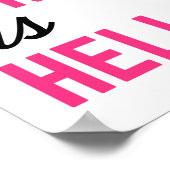 女子ストロングヘルジム引用文 ポスター (角)