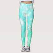 女子スノーフレークレギンス レギンス (正面)