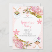 女子スパパーティーの招待状 招待状 (正面)