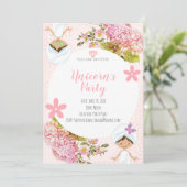 女子スパパーティーの招待状 招待状 (スタンド正面)