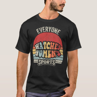 女子スポーツをみんなで応援しよう レトロ ヴィンテージ Tシャツ