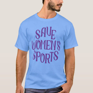 女子スポーツを守る+友達+友人 Tシャツ