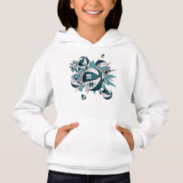 女子スポーツアパレルティール（緑がかった色）白バスケットボールのパンク