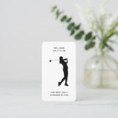 女子スポーツコーチゴルフインストラクターソーシャルメディア 名刺 (スタンド正面)